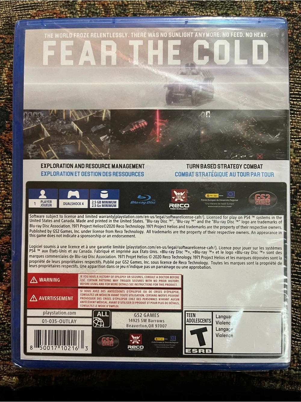 PS4 1971 Project Helios - Blue Brand New